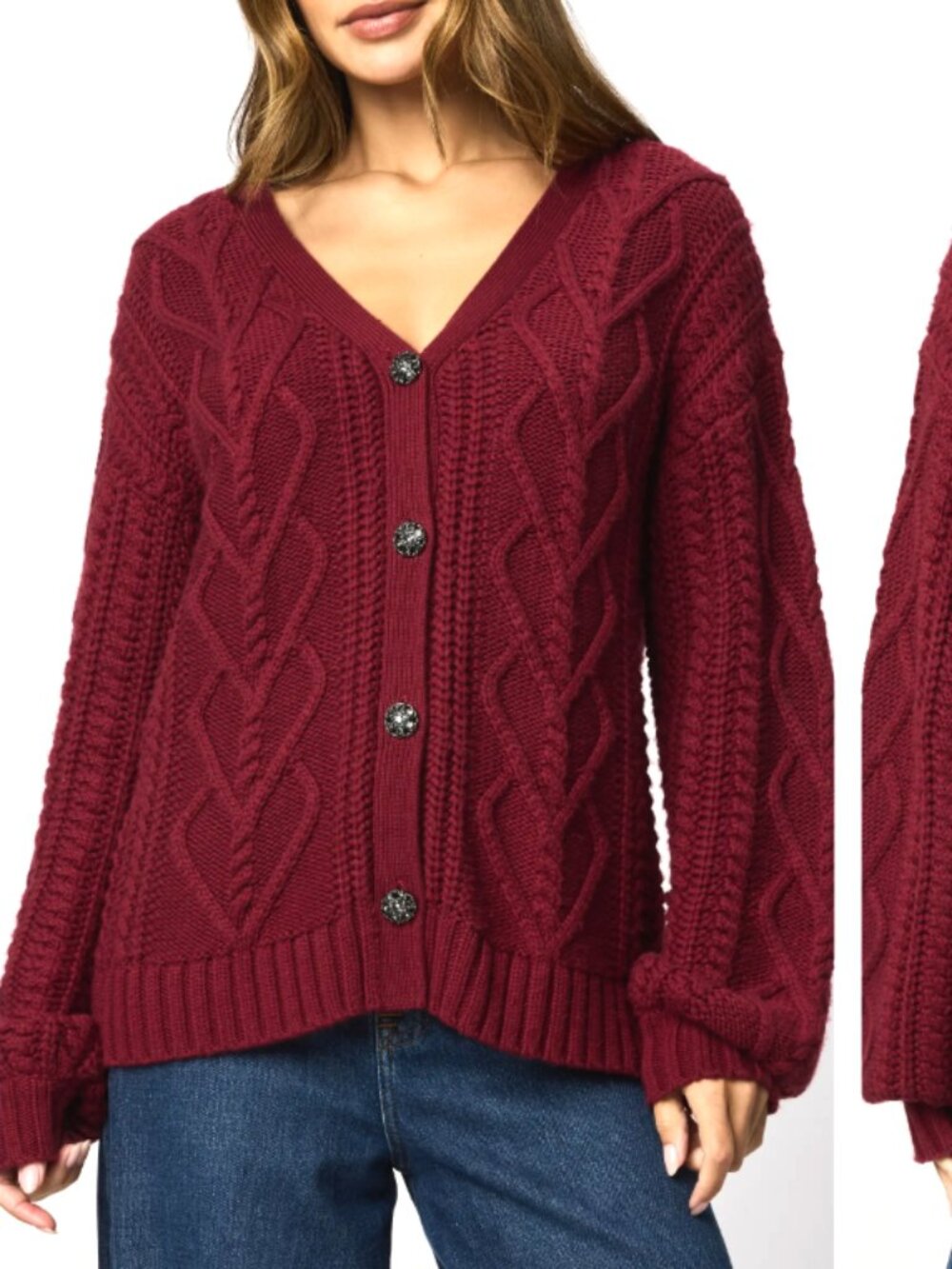 Splendid Harlow Heart Cardigan, Size Medium $198  NWOT